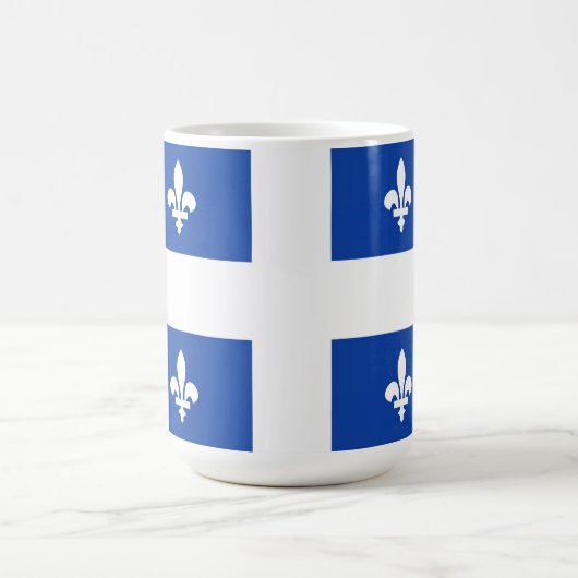 Mug région du québec canada drapeau national (Centre)