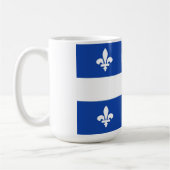 Mug région du québec canada drapeau national (Gauche)