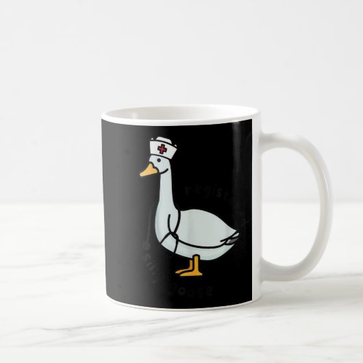 Mug Registered Silly Goose Rn Nurse Stethoscope Nursin (Droite)