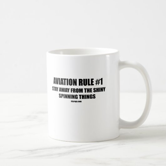 MUG RÈGLE 1 D'AVIATION (Droite)