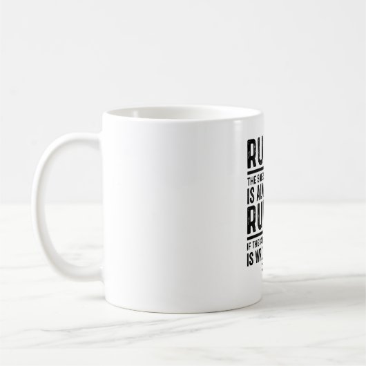 Mug Règle #1 Le représentant commercial a raison (Gauche)