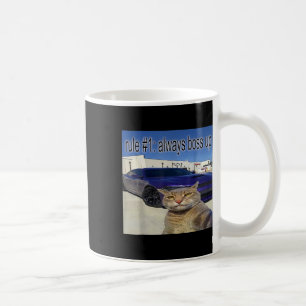 Mug Règle 1 Toujours Bosser Drôle Chat Drôle Étrangeme