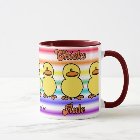 Mug Règle 2 de poussins (Droite)