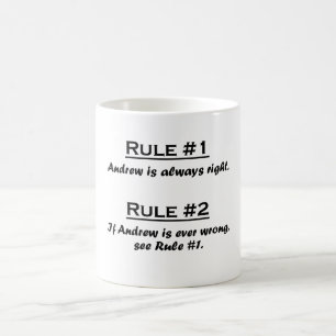 Mug Règle Andrew