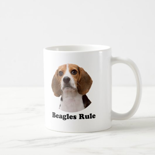 Mug Règle de beagles (Droite)