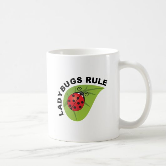 Mug Règle de coccinelles (Droite)