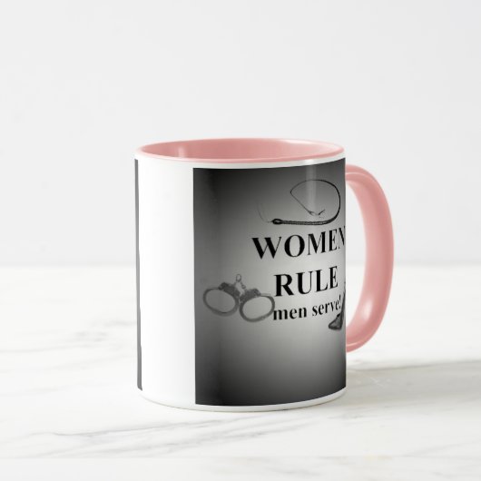 Mug Règle de femmes (Devant droit)