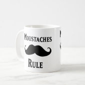 Mug Règle de moustaches (Devant gauche)