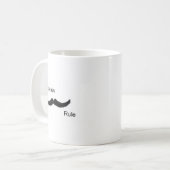 Mug Règle de moustaches (Devant gauche)
