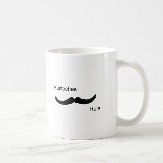 Mug Règle de moustaches (Droite)