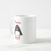 Mug Règle de pingouins (Devant gauche)