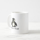 Mug Règle de pingouins ! (Devant gauche)