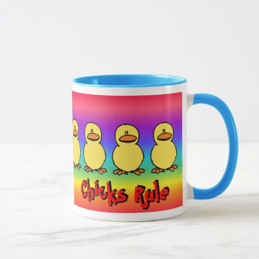 Mug Règle de poussins (Droite)