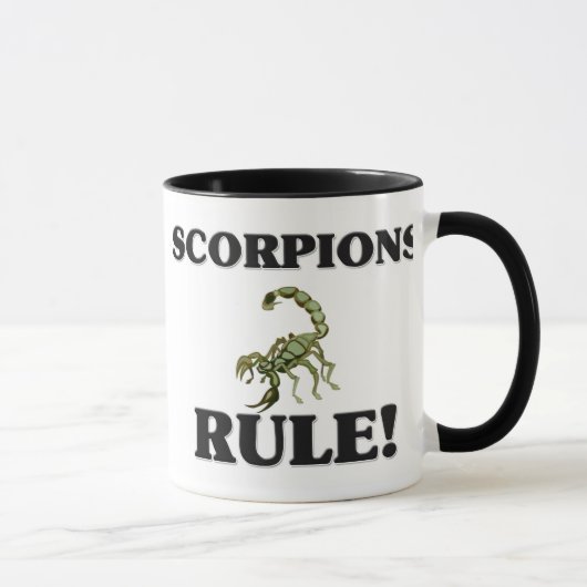 Mug Règle de scorpions (Droite)