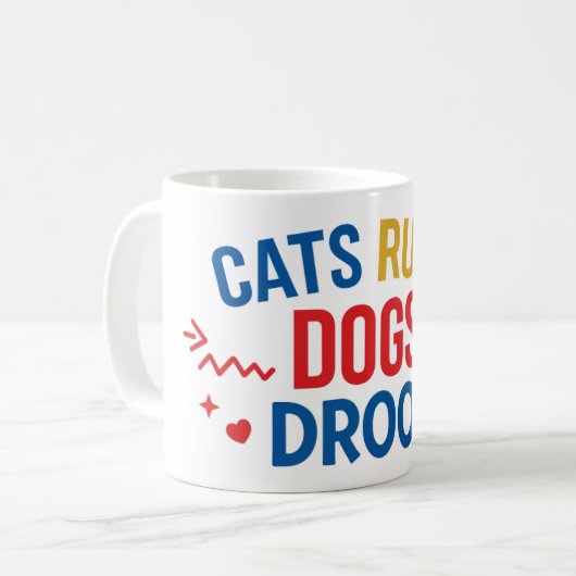 Mug Règle des chats (Devant gauche)