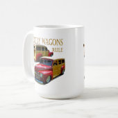 Mug Règle des wagons en bois (Devant gauche)