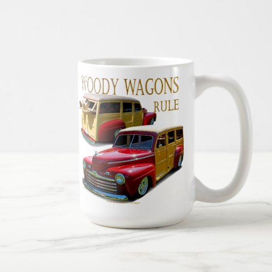 Mug Règle des wagons en bois (Droite)