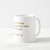 Mug Règle d'or (Devant droit)
