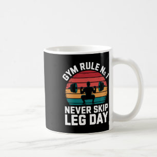 Mug Règle Gym No1 Ne Jamais Sauter Jour Jour Jour Jour