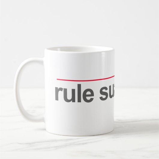 MUG "RÈGLE SUA SPONTE" -- (Gauche)