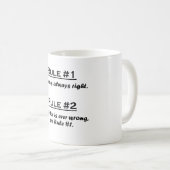 Mug Règle Victor (Devant droit)