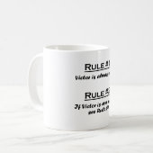 Mug Règle Victor (Devant gauche)