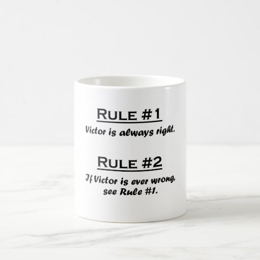 Mug Règle Victor (Centre)