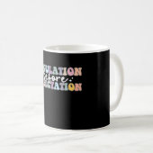 Mug Réglementation avant attente Groovy (Devant droit)