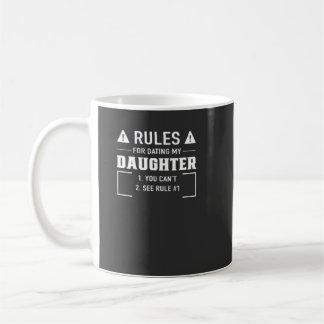 Mug Règles À Ce Jour Ma Fille Petit-Ami Dîner