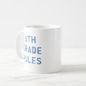 Mug Règles de 6e année (Devant gauche)