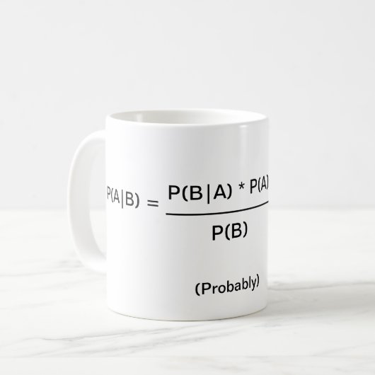 Mug Règles de Bayes ! (Devant gauche)