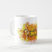 Mug Règles de créativité ! (Devant gauche)