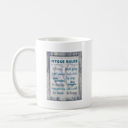 Mug Règles de Hygge (Gauche)