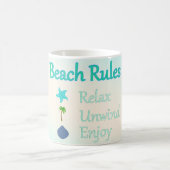 Mug Règles de la Plage (Centre)