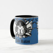 Mug Règles de papa ! (Devant gauche)