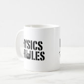 Mug Règles de physique (Devant gauche)