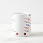 Mug Règles de piano (Centre)