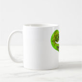 Mug Règles de violoncelle - vert (Gauche)