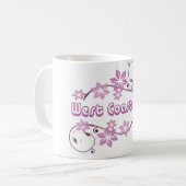 Mug Règles d'oscillation de côte ouest (Devant gauche)