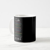 Mug Règles Ot pour les ergothérapeutes (Devant gauche)