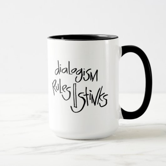Mug Règles/puanteurs de Dialogism (Droite)