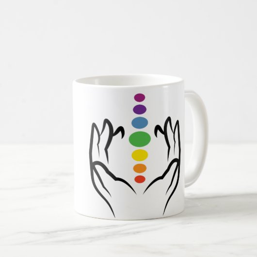 Mug Reiki/Chakra (Devant droit)