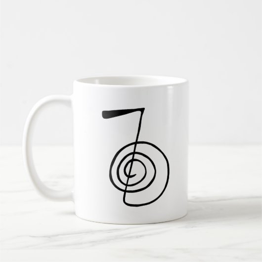 Mug Reiki : Cho Ku Rei : Le symbole de puissance juste (Gauche)