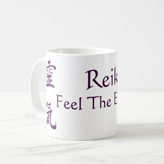 Mug Reiki Ressentez l'Énergie (Devant gauche)