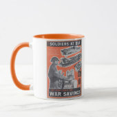 Mug Réimpression de l'affiche britannique de guerre. (Gauche)