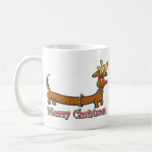 Mug Reindeer Christmas Doxie (Gauche)