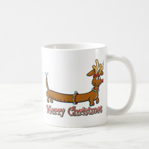 Mug Reindeer Christmas Doxie
