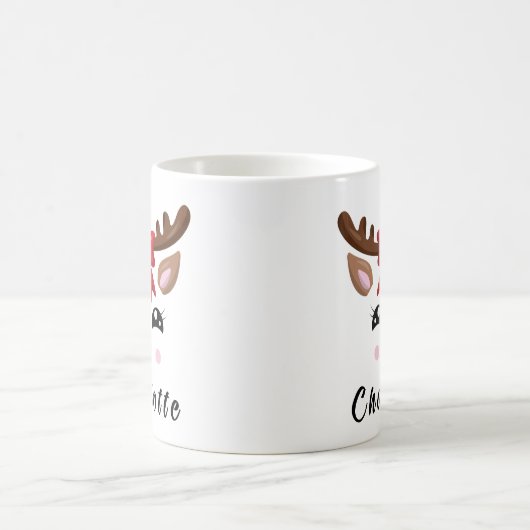 Mug Reindeer de Noël branché (Centre)