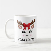 Mug Reindeer de Noël branché (Gauche)