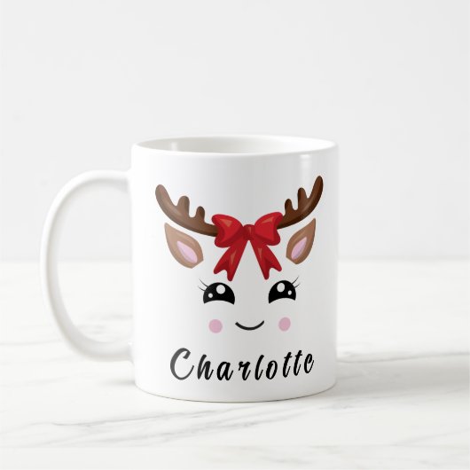 Mug Reindeer de Noël branché (Gauche)